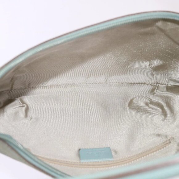 GUCCI GG Canvas Shoulder Bag Light Blue 001 4158 Auth 69052 - Picture 10 of 14